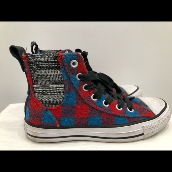 Converse & Woolrich Collaboration Hi-Top Sneakers - Picture 3 of 8